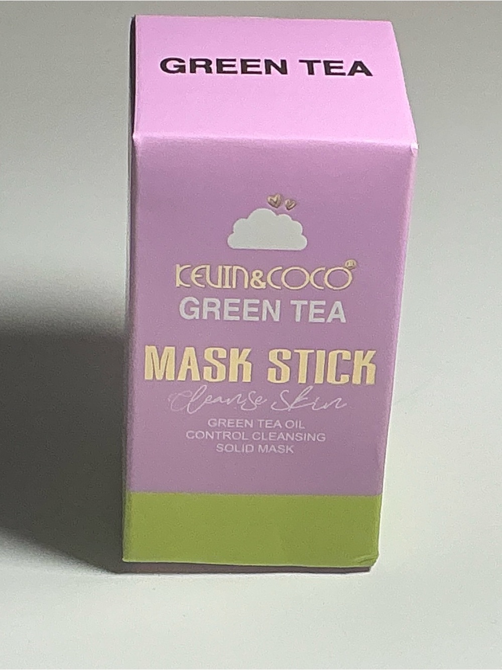 Kevin & Coco Green Tea Mask Stick | Oil Control Cleansing Solid Face Mask
